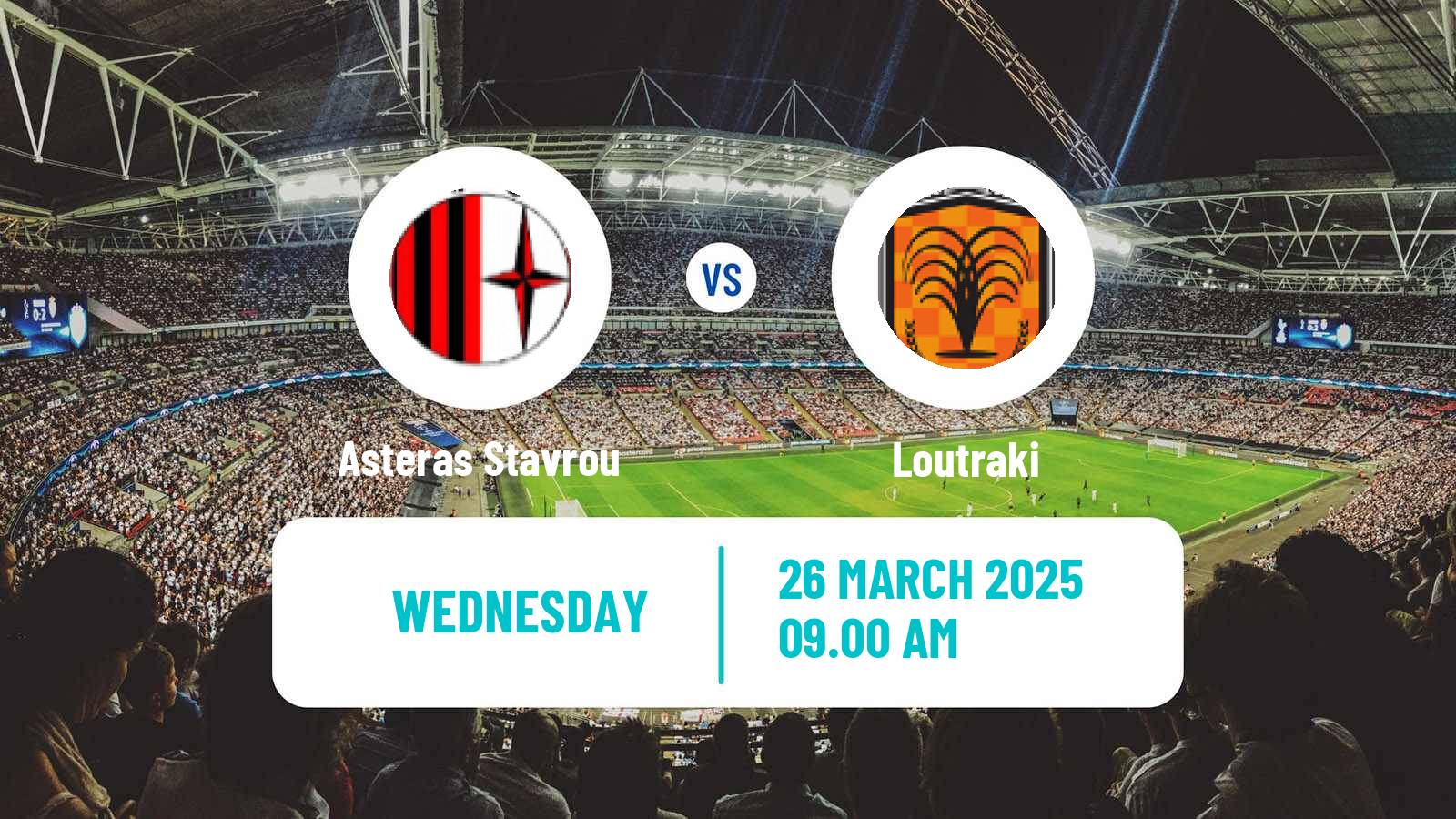 Soccer Greek Gamma Ethniki - Group 3 Asteras Stavrou - Loutraki