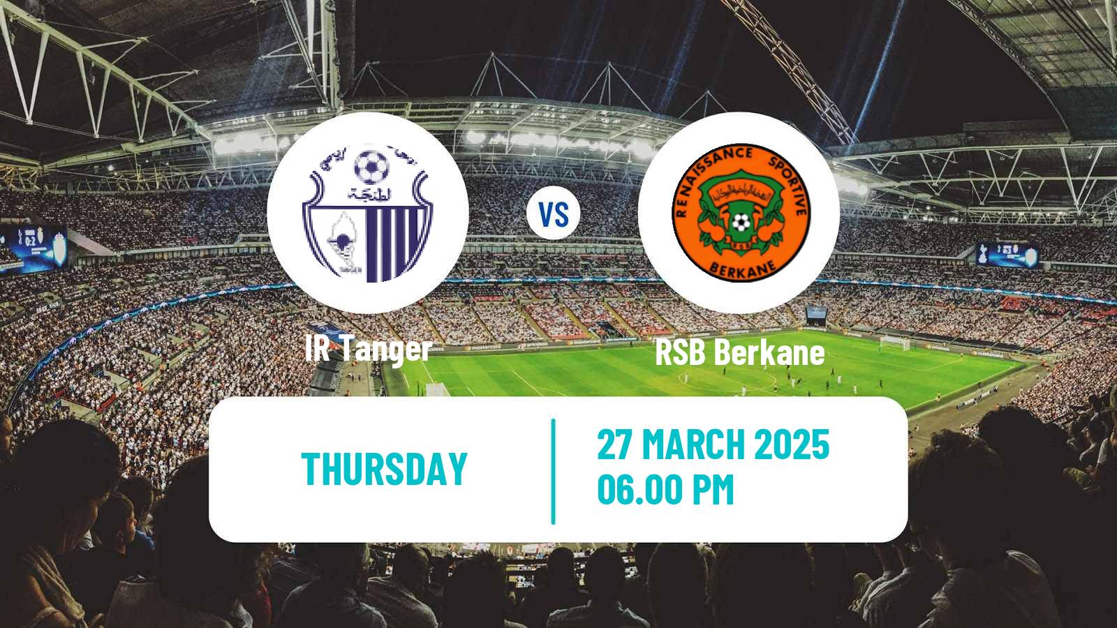 Soccer Moroccan Coupe du Trone IR Tanger - Berkane