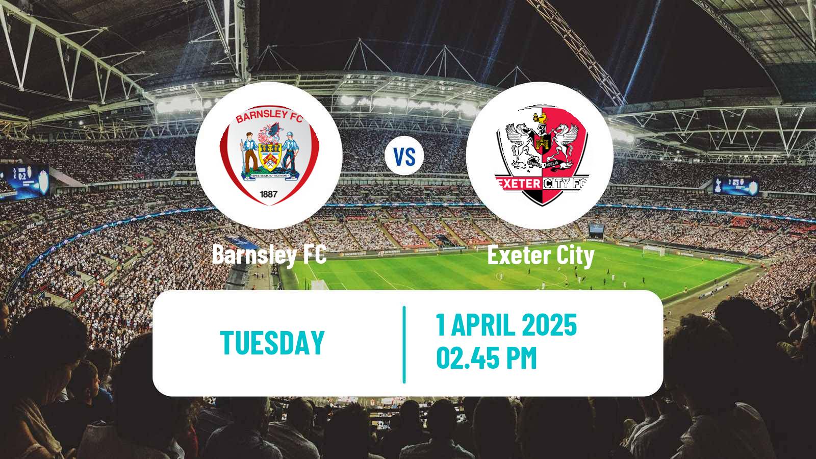 Soccer English League One Barnsley - Exeter City