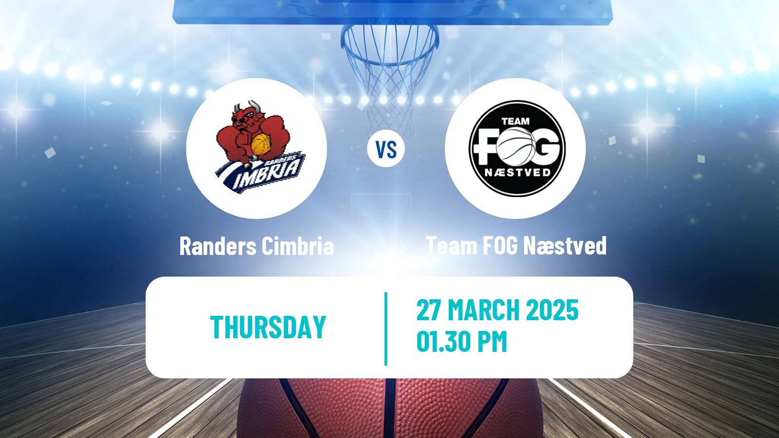 Basketball Danish Basketligaen Randers Cimbria - Team FOG Næstved