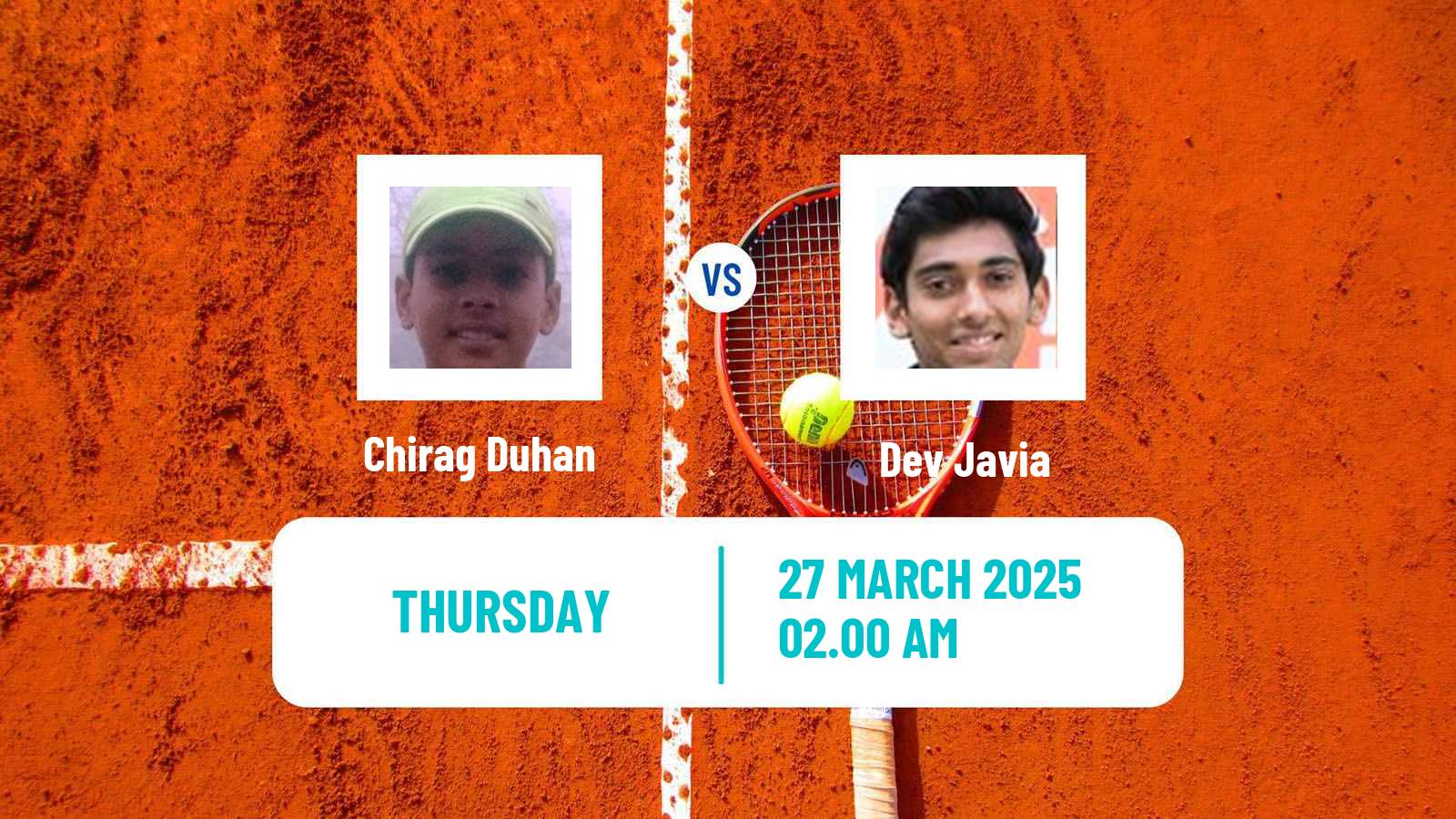 Tennis ITF M25 Ahmedabad Men Chirag Duhan - Dev Javia