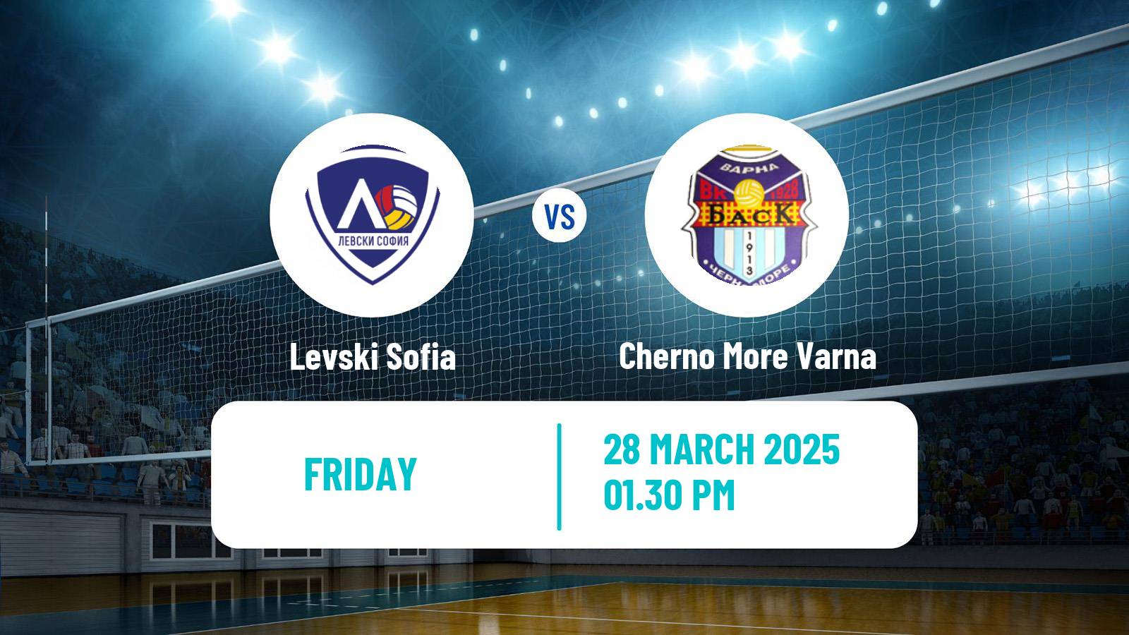 Volleyball Bulgarian SuperLiga Volleyball Levski Sofia - Cherno More Varna