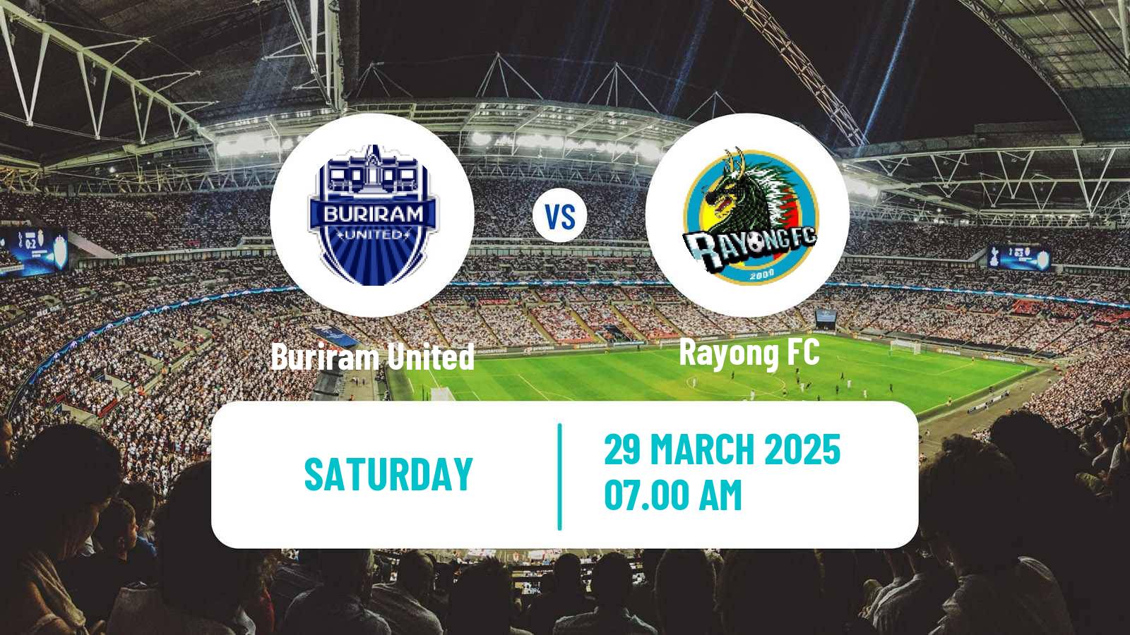 Soccer Thai League 1 Buriram United - Rayong FC