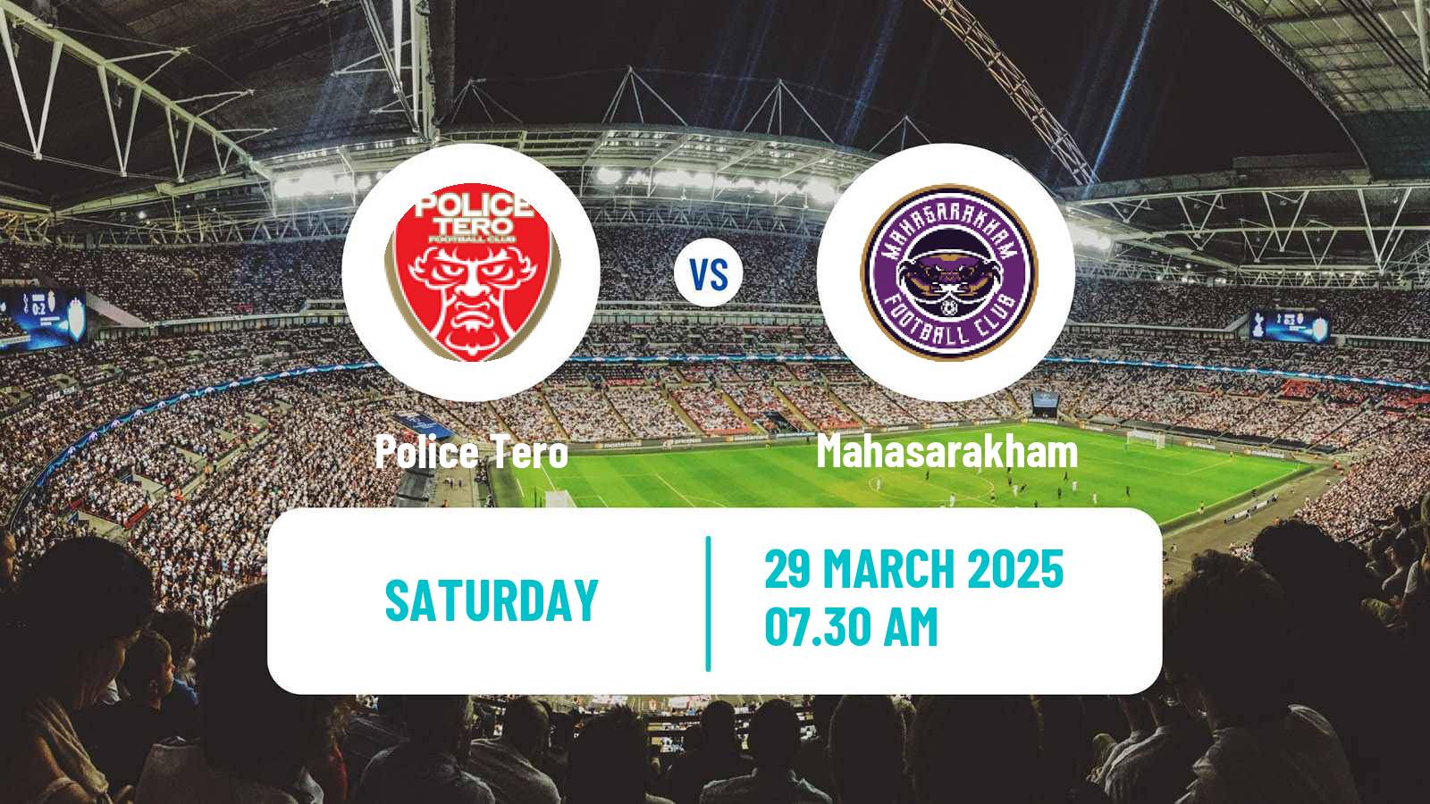 Soccer Thai League 2 Police Tero - Mahasarakham
