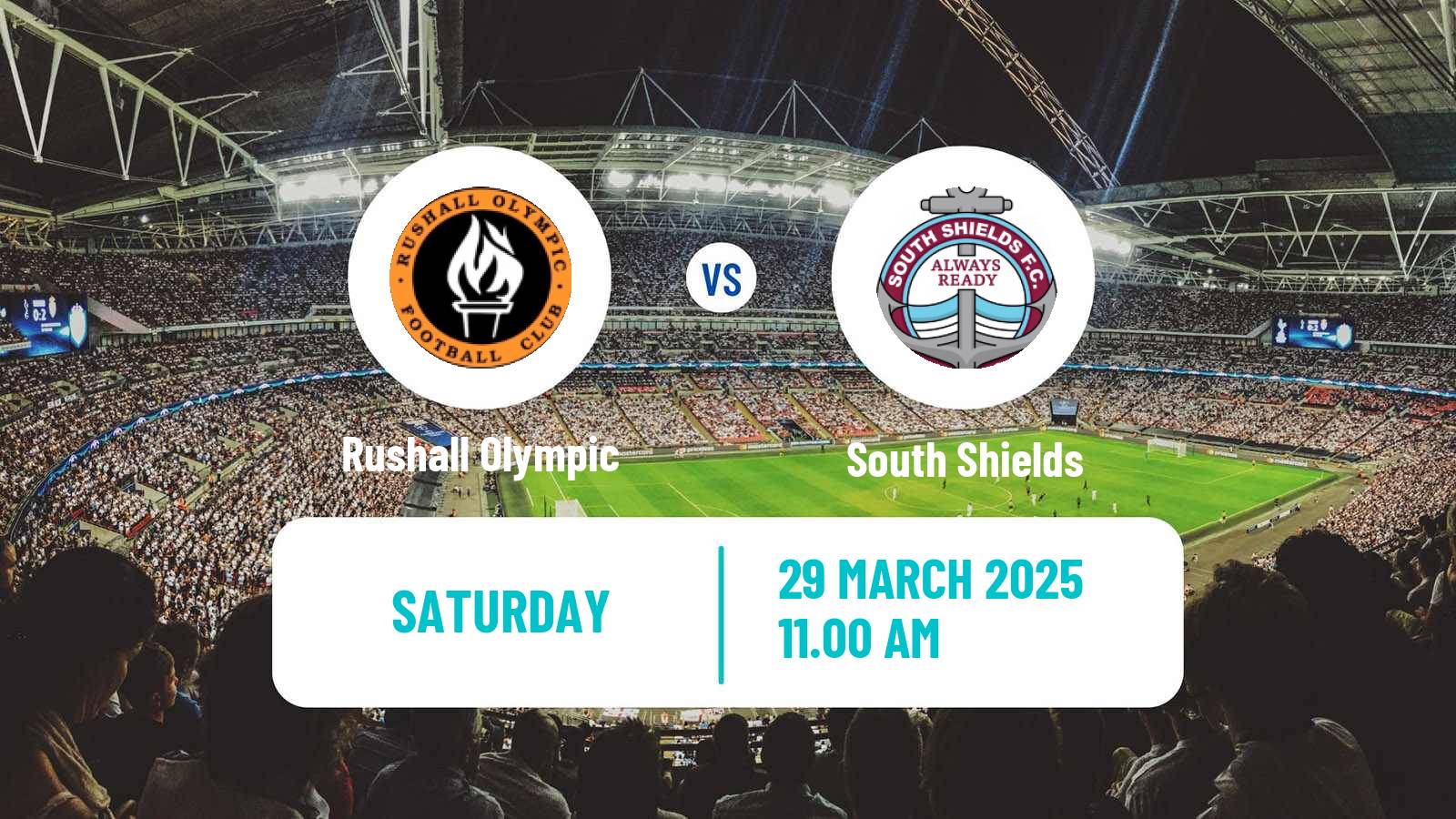 Soccer English National League North Rushall Olympic - South Shields
