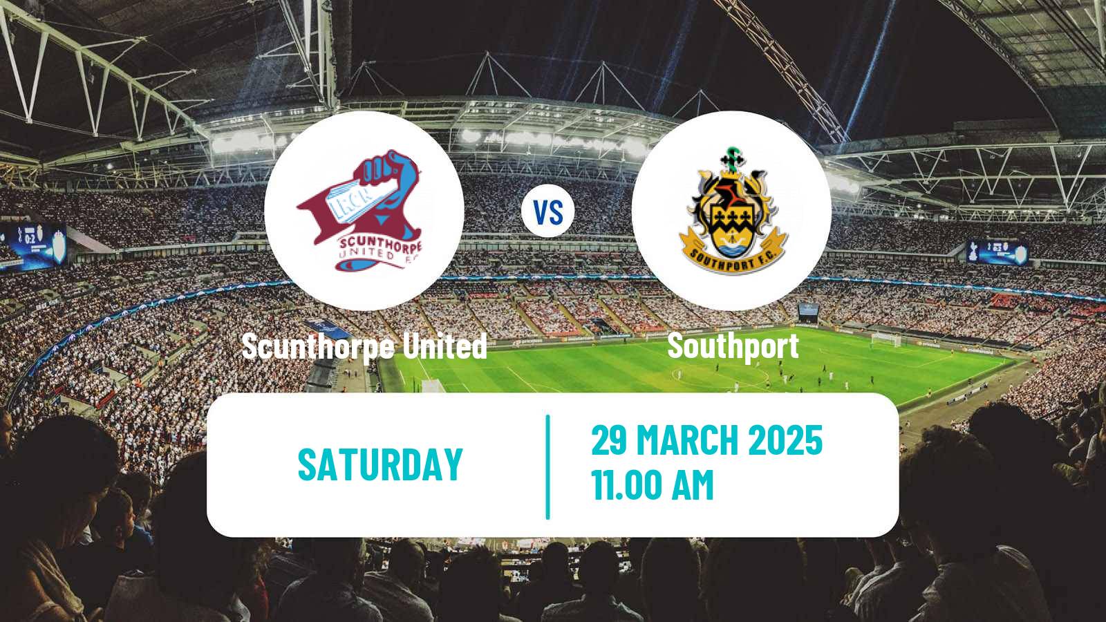 Football English National League North Scunthorpe United - Southport