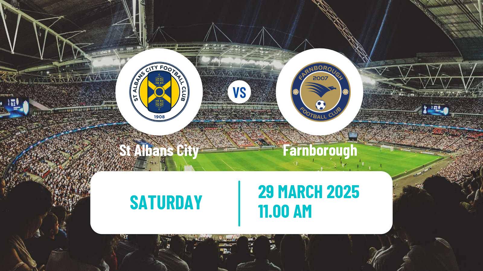 Soccer English National League South St Albans City - Farnborough
