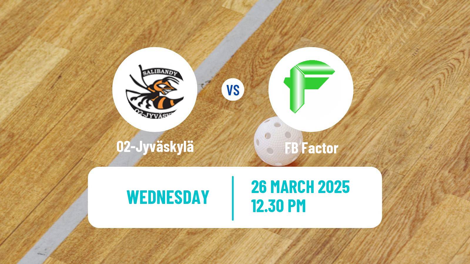 Floorball Finnish F-Liiga Women O2-Jyväskylä - FB Factor