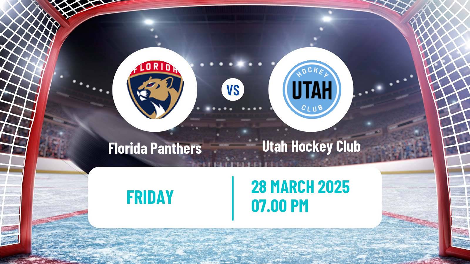 Hockey NHL Florida Panthers - Utah Hockey Club