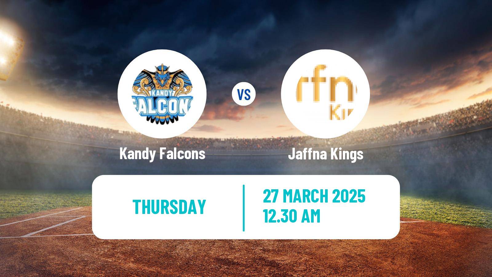 Cricket Sri Lanka NSL 4-Day Tournament Kandy Falcons - Jaffna Kings