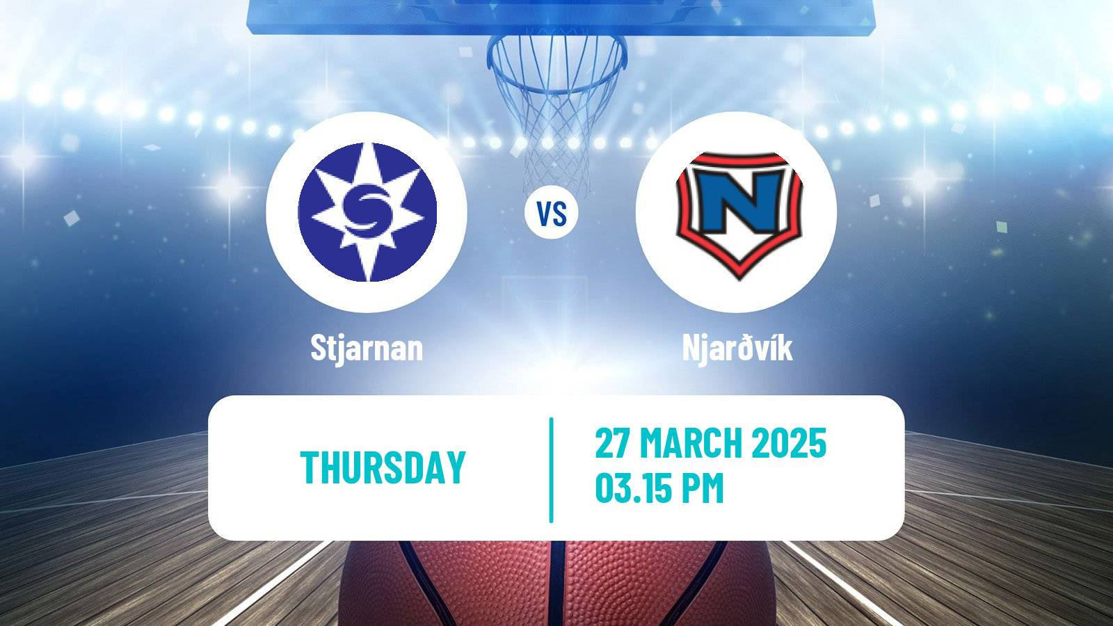 Basketball Icelandic Premier League Basketball Stjarnan - Njarðvík