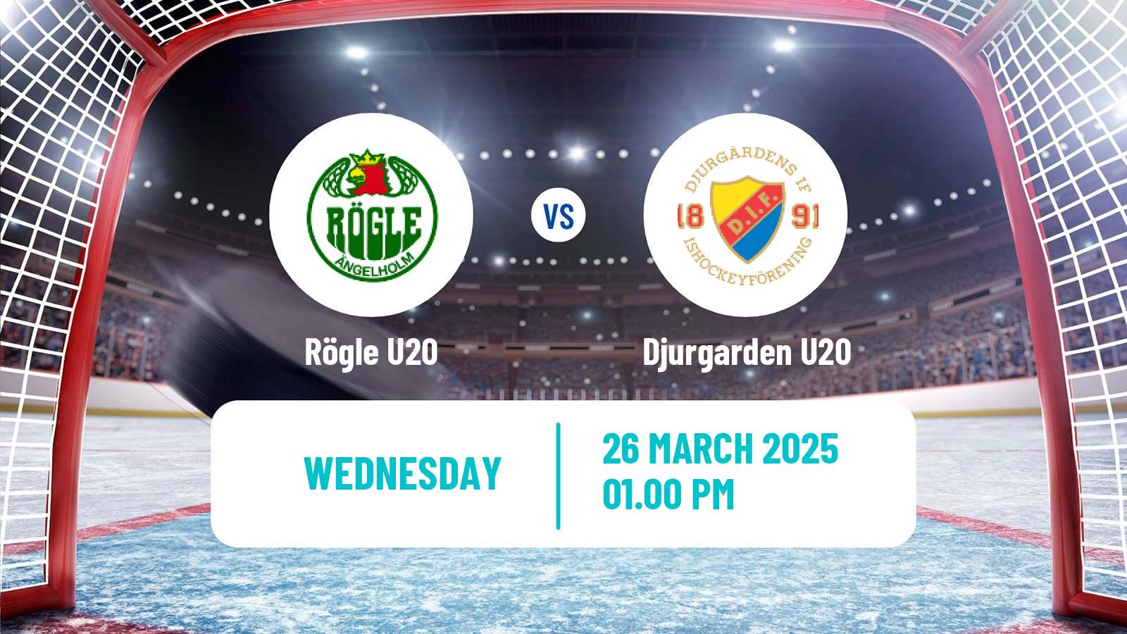Hockey Swedish Superelit U20 Hockey Rögle U20 - Djurgarden U20