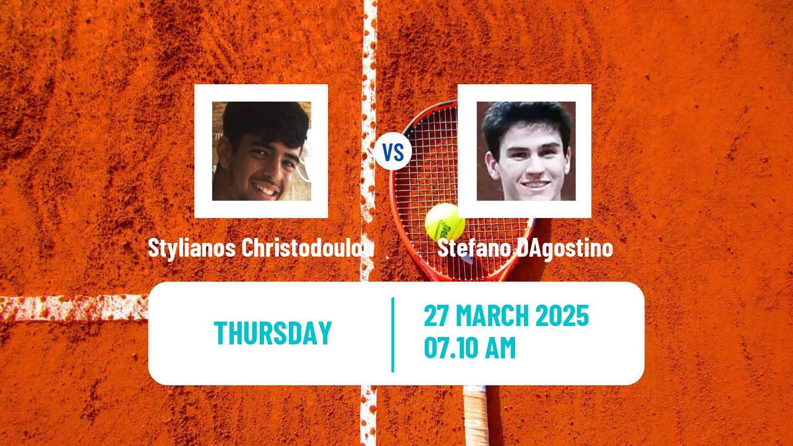 Tennis ITF M15 Alaminos 3 Men Stylianos Christodoulou - Stefano DAgostino