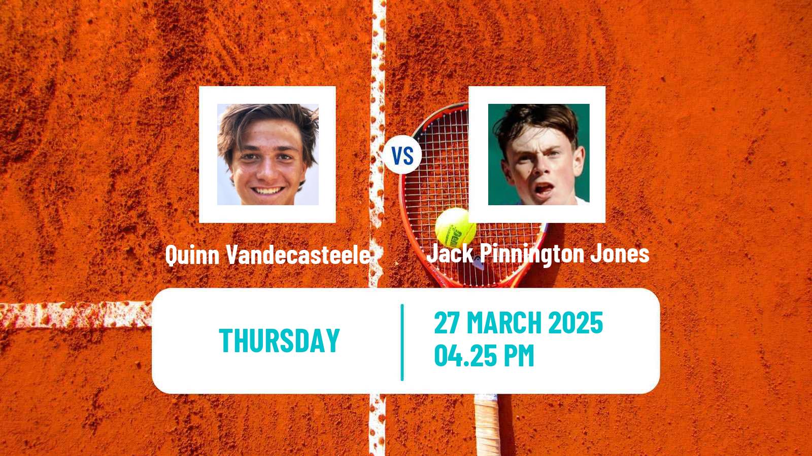 Tennis ITF M25 Calabasas Ca Men Quinn Vandecasteele - Jack Pinnington Jones