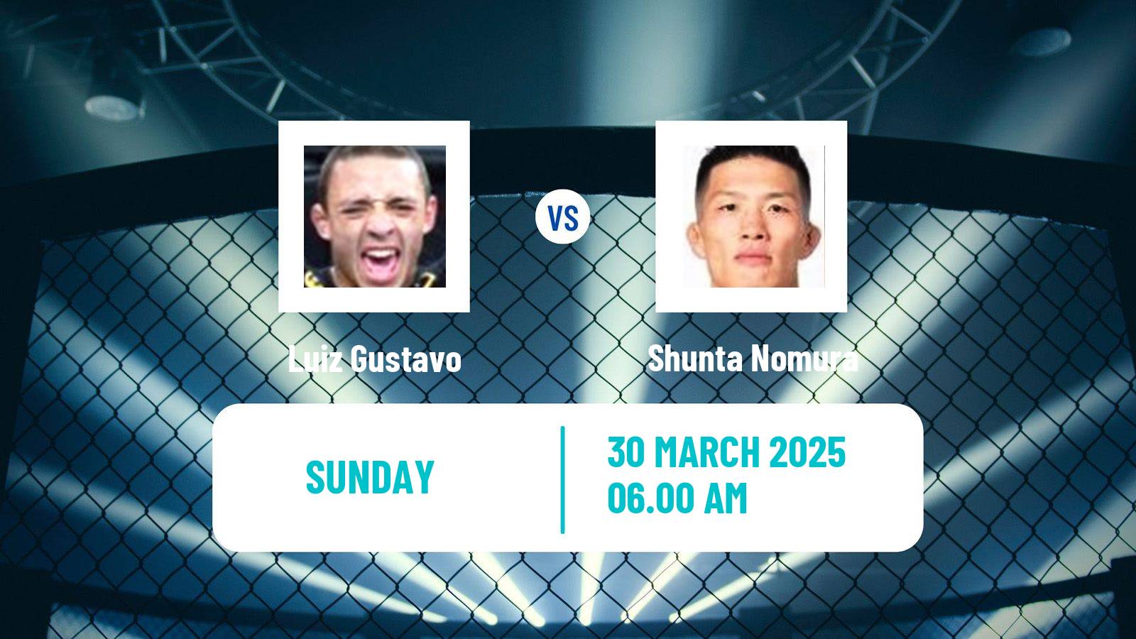 MMA Lightweight Rizin Men Luiz Gustavo - Shunta Nomura