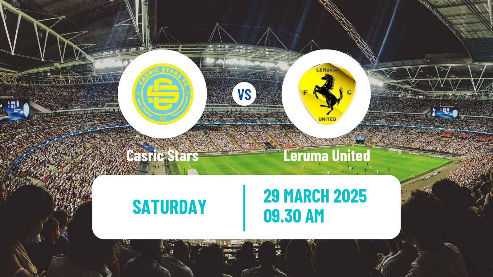 Soccer South African First Division Casric Stars - Leruma United