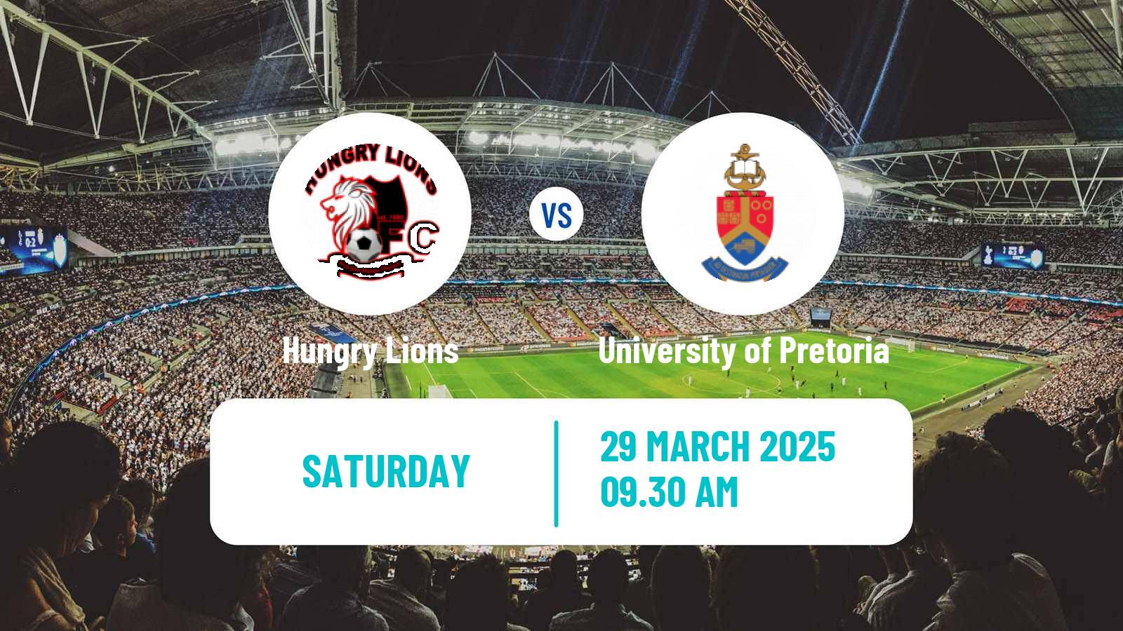 Soccer South African First Division Hungry Lions - University of Pretoria