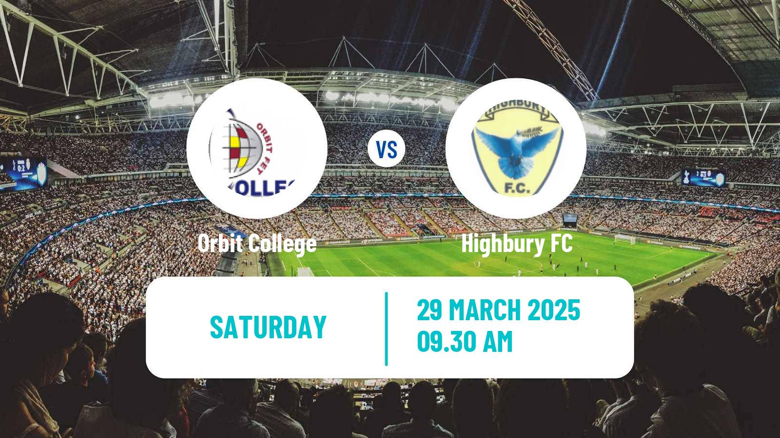 Soccer South African First Division Orbit College - Highbury