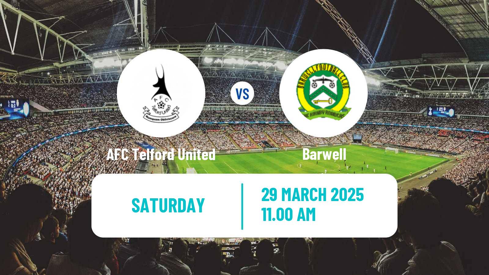 Soccer English Southern League Central Division AFC Telford United - Barwell
