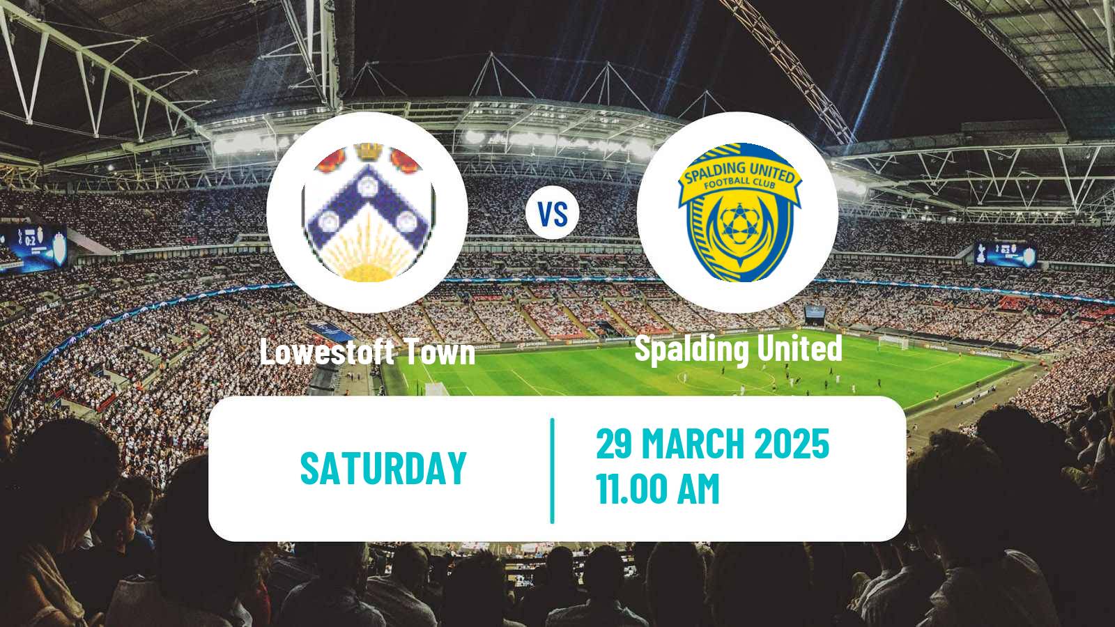 Soccer English Southern League Central Division Lowestoft Town - Spalding United