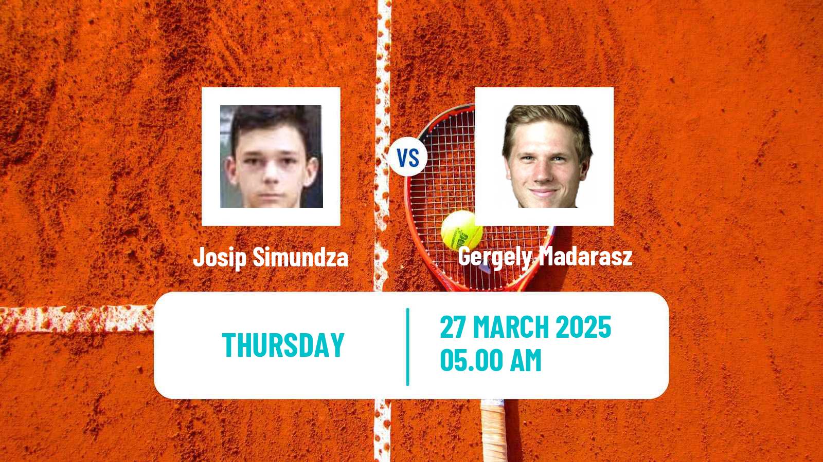 Tennis ITF M15 Opatija Men Josip Simundza - Gergely Madarasz