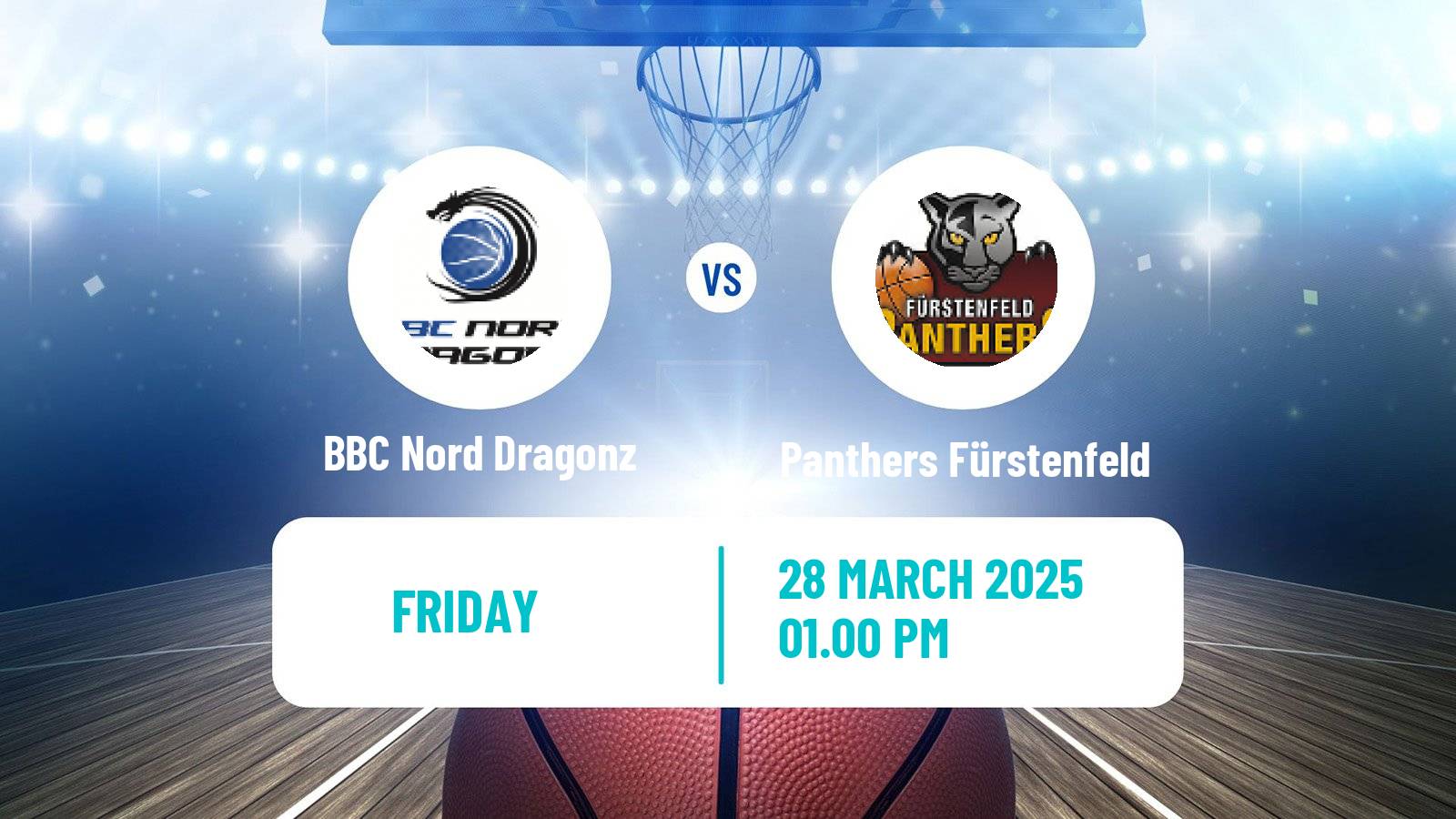 Basketball Austrian Superliga Basketball BBC Nord Dragonz - Panthers Fürstenfeld