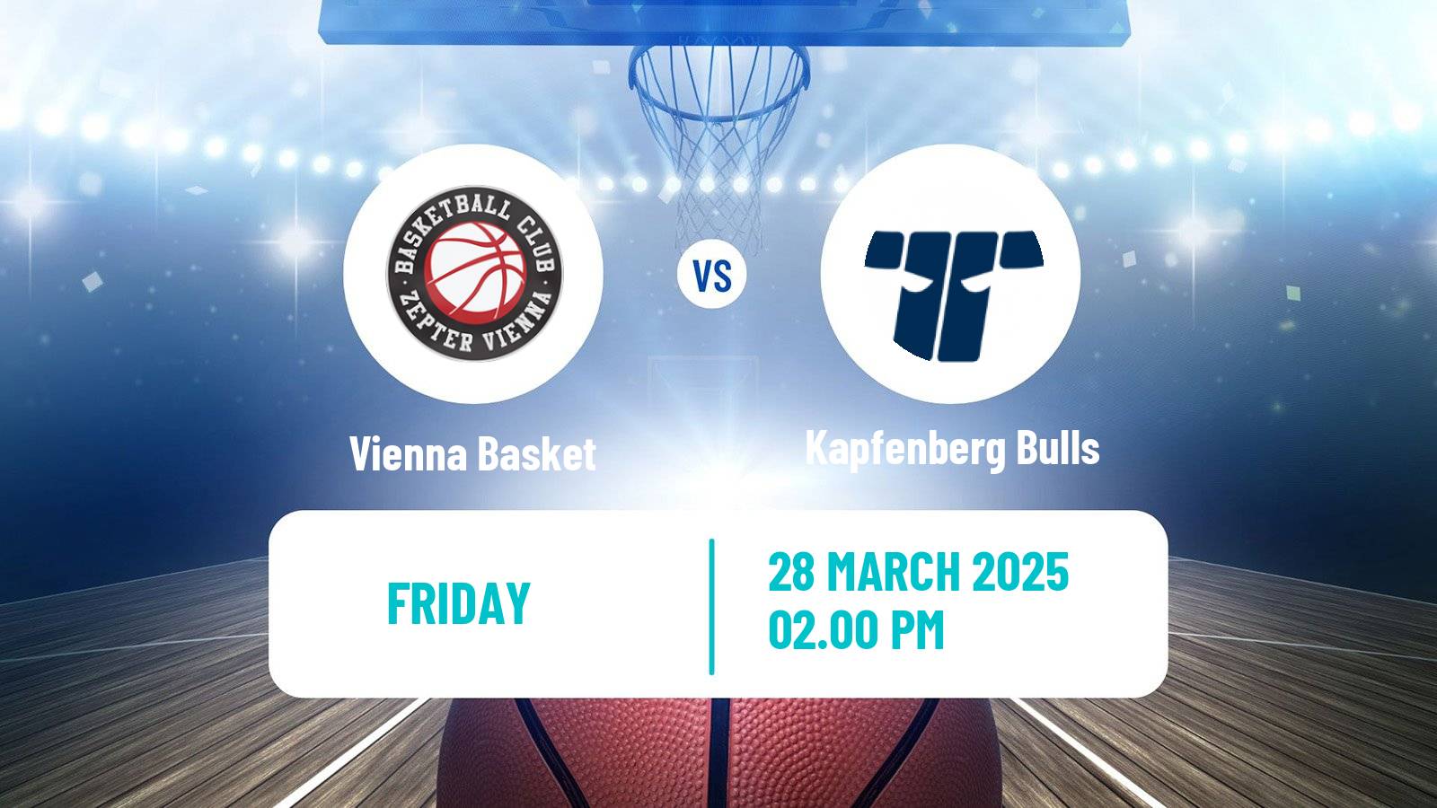 Basketball Austrian Superliga Basketball Vienna Basket - Kapfenberg Bulls