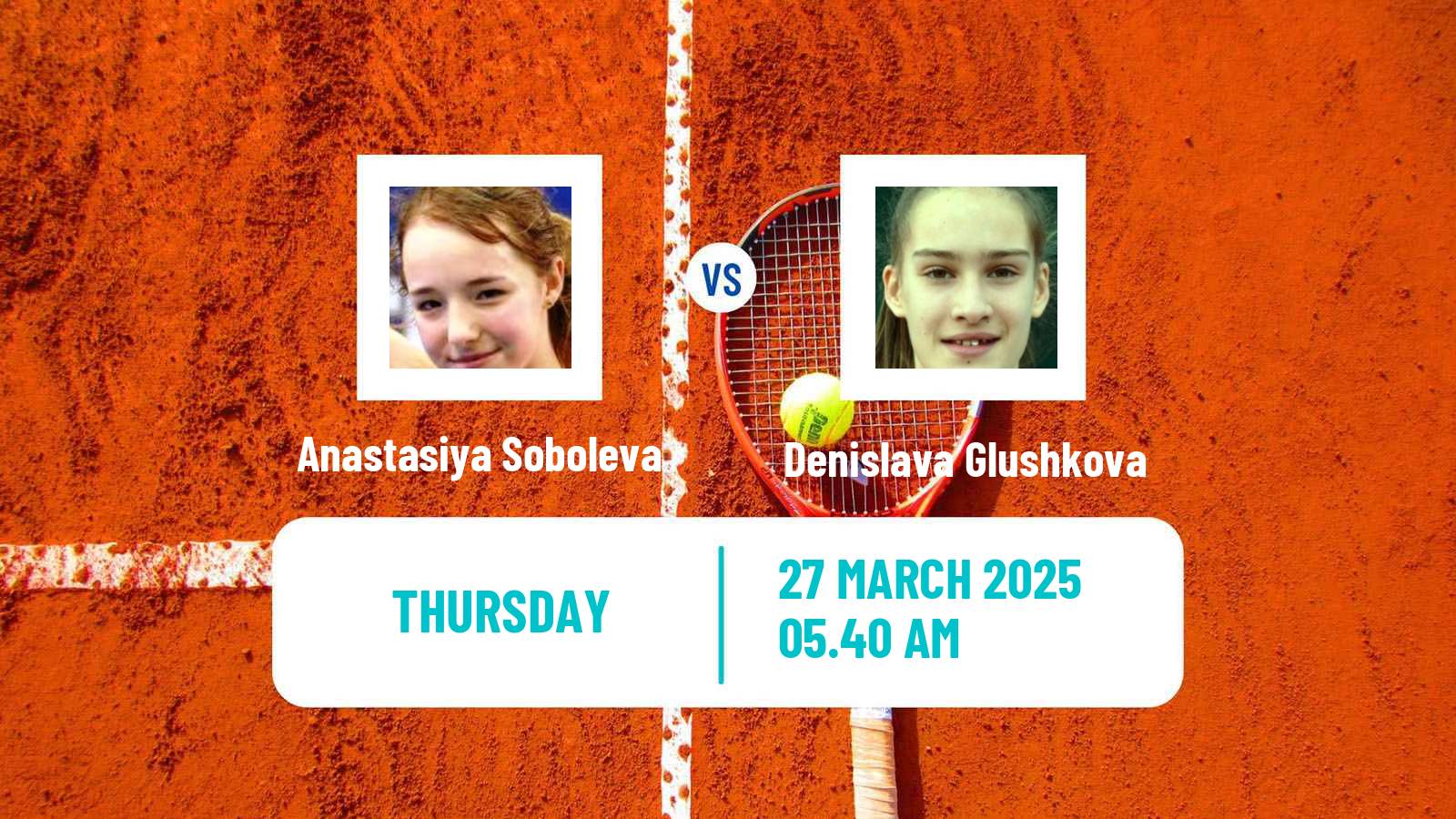 Tennis ITF W35 Antalya 4 Women Anastasiya Soboleva - Denislava Glushkova
