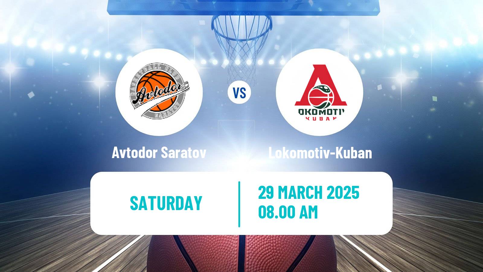 Basketball VTB United League Avtodor Saratov - Lokomotiv-Kuban