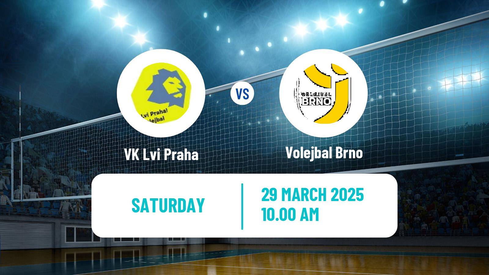 Volleyball Czech Extraliga Volleyball Lvi Praha - Volejbal Brno