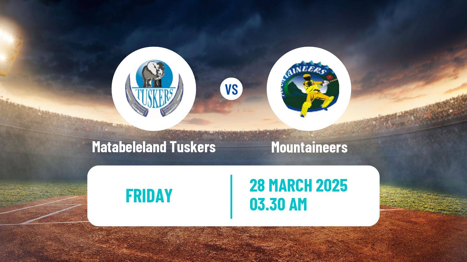 Cricket Zimbabwe Twenty20 Competition Matabeleland Tuskers - Mountaineers