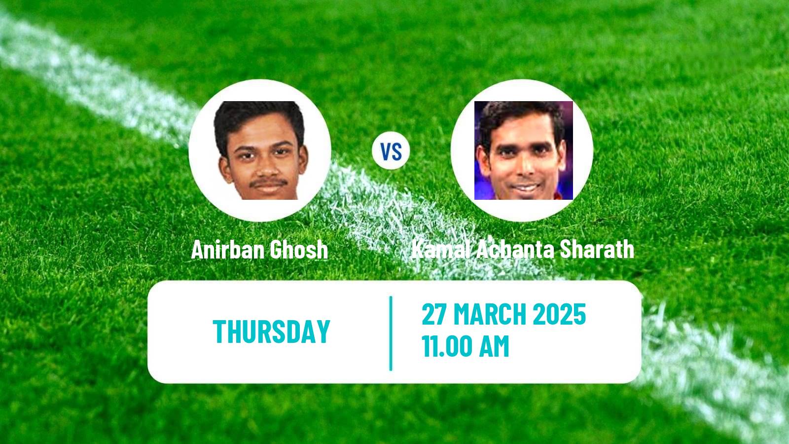 Table tennis Wtt Star Contender Chennai Men Anirban Ghosh - Kamal Achanta Sharath