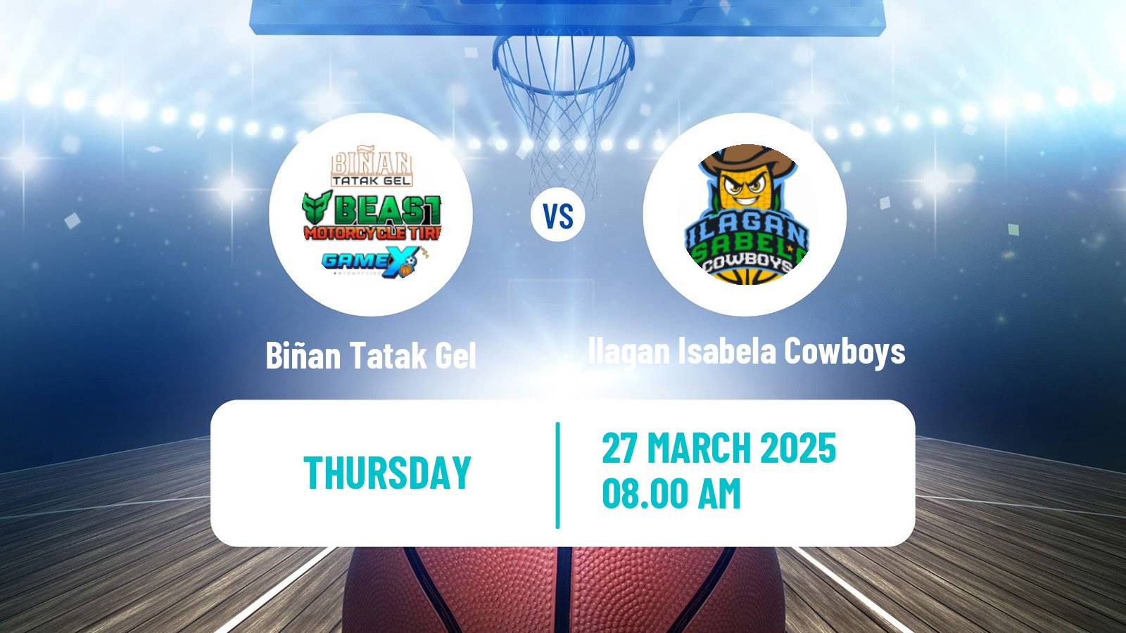Basketball Philippines MBPL  Biñan Tatak Gel - Ilagan Isabela Cowboys
