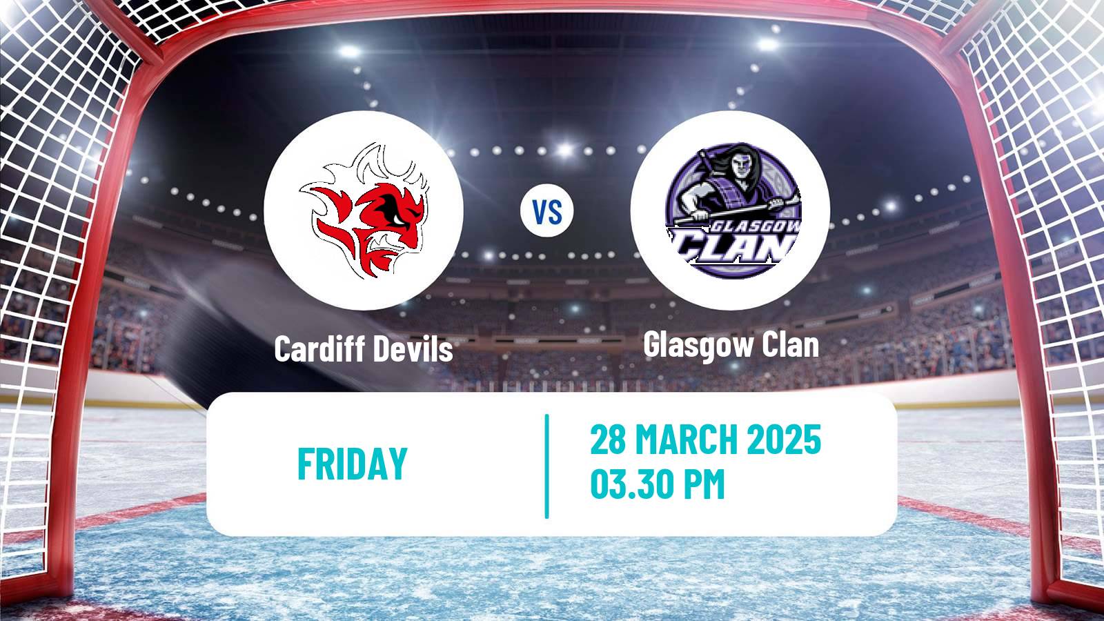 Hockey United Kingdom Elite League Cardiff Devils - Glasgow Clan