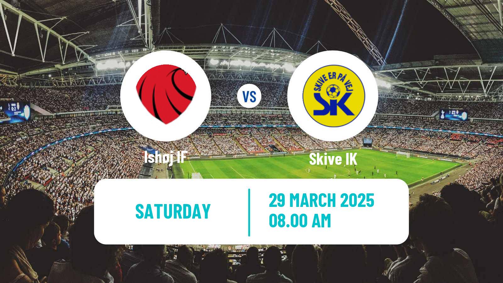 Soccer Danish 2 Division Ishøj IF - Skive IK