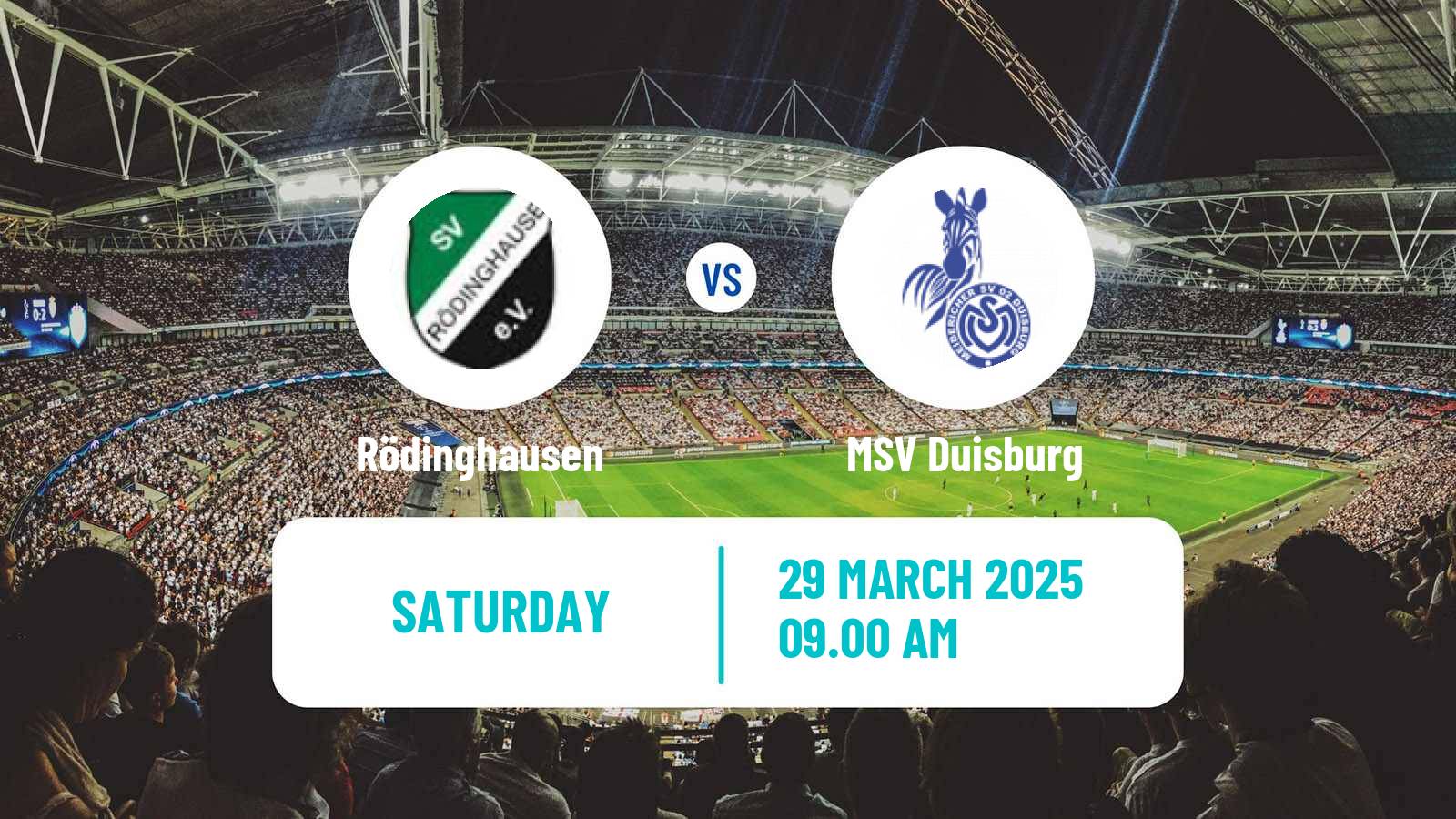 Soccer German Regionalliga West Rödinghausen - Duisburg