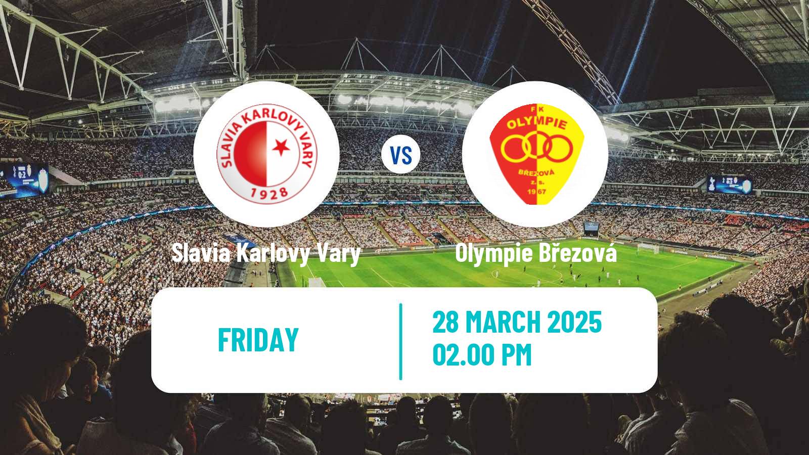 Soccer Czech Division B Slavia Karlovy Vary - Olympie Březová