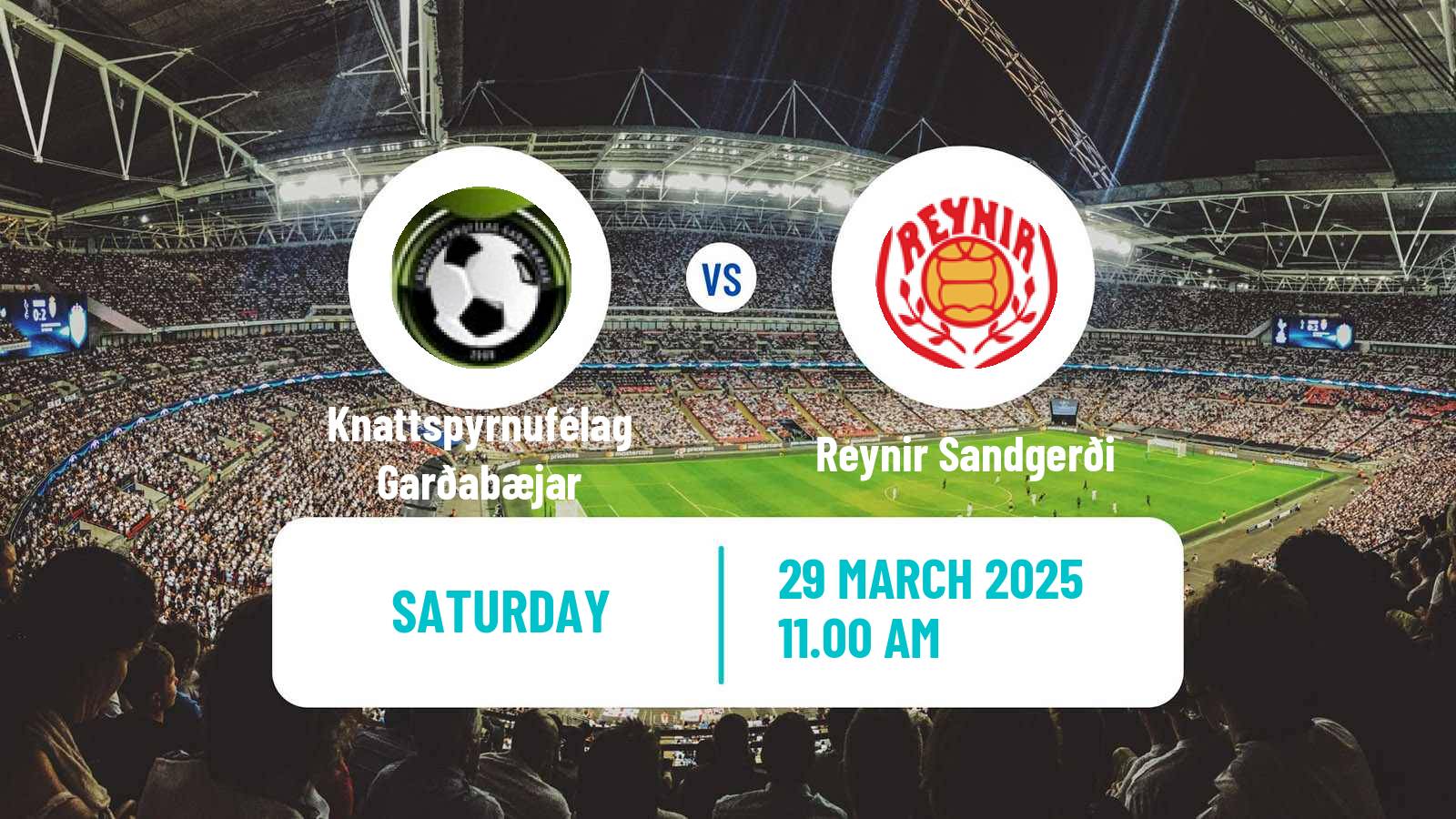 Soccer Icelandic Cup Knattspyrnufélag Garðabæjar - Reynir Sandgerði