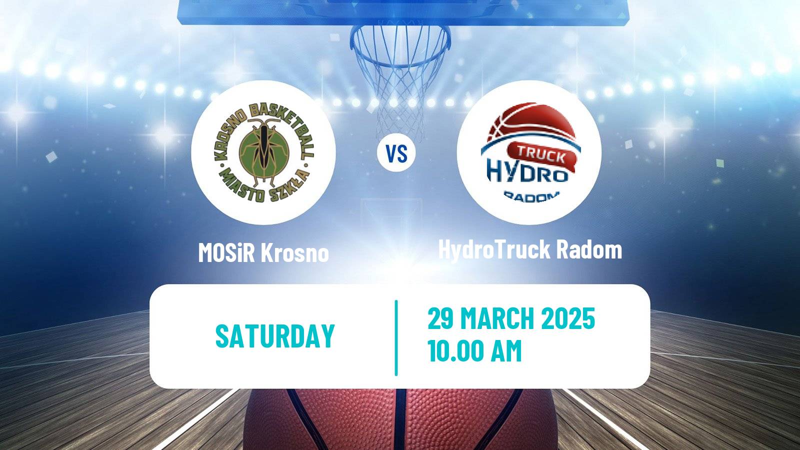 Basketball Polish 1 Liga Basketball MOSiR Krosno - HydroTruck Radom