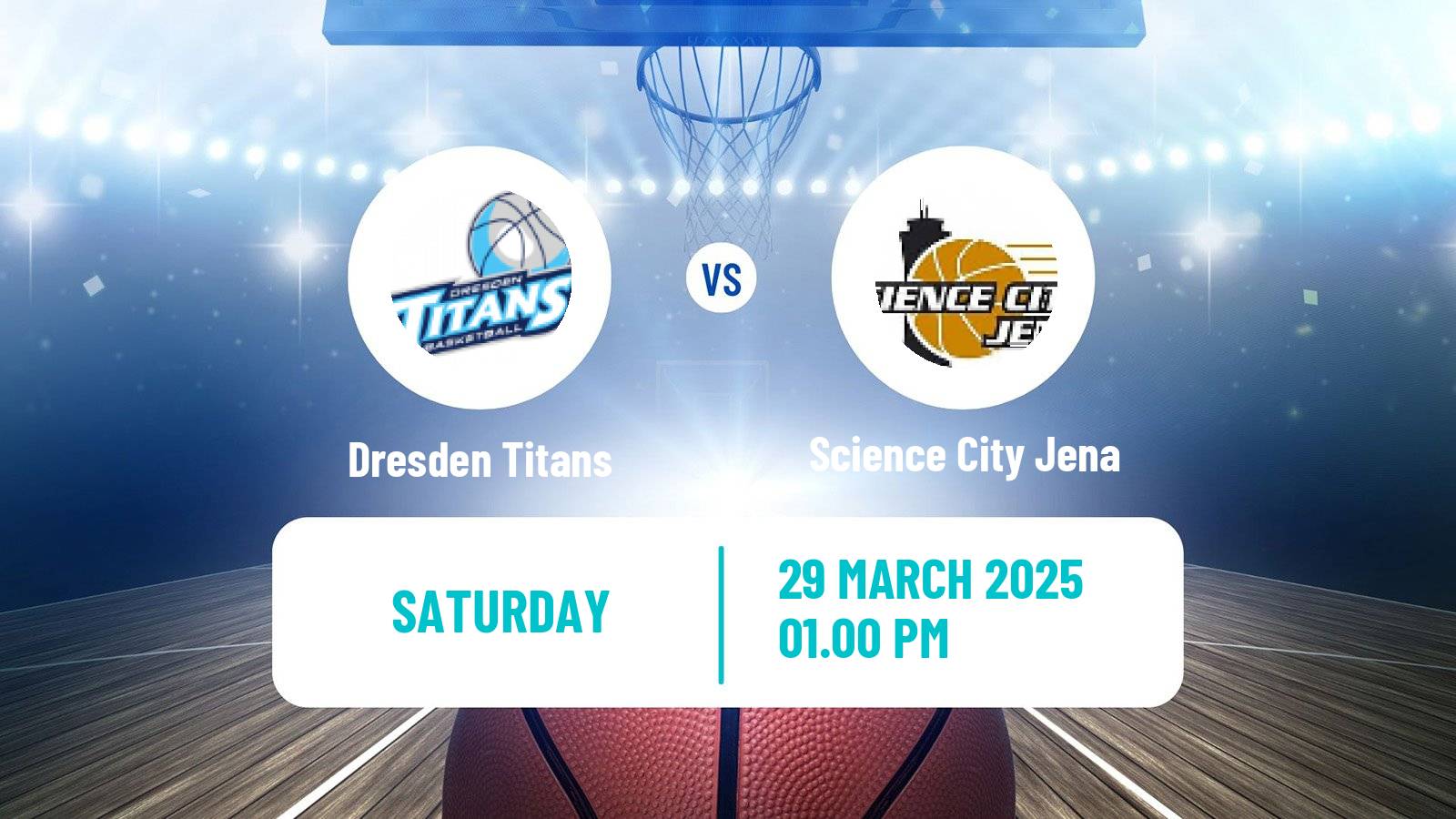 Basketball German Pro A Basketball Dresden Titans - Science City Jena
