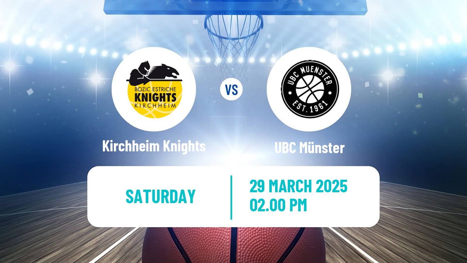 Basketball German Pro A Basketball Kirchheim Knights - Münster