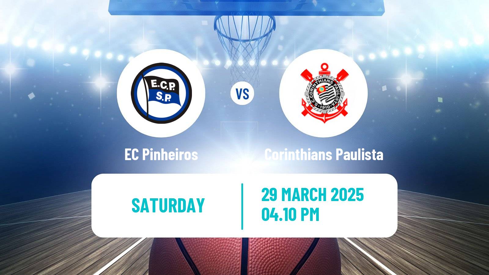 Basketball Brazilian NBB Pinheiros - Corinthians Paulista