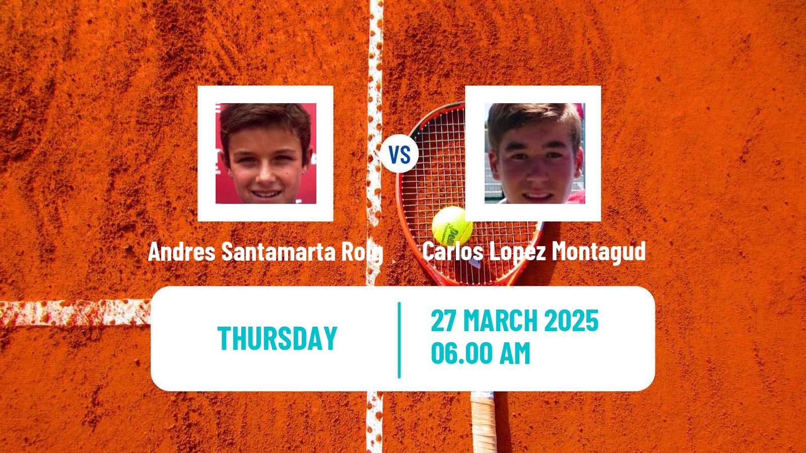 Tennis ITF M25 Tarragona Men Andres Santamarta Roig - Carlos Lopez Montagud