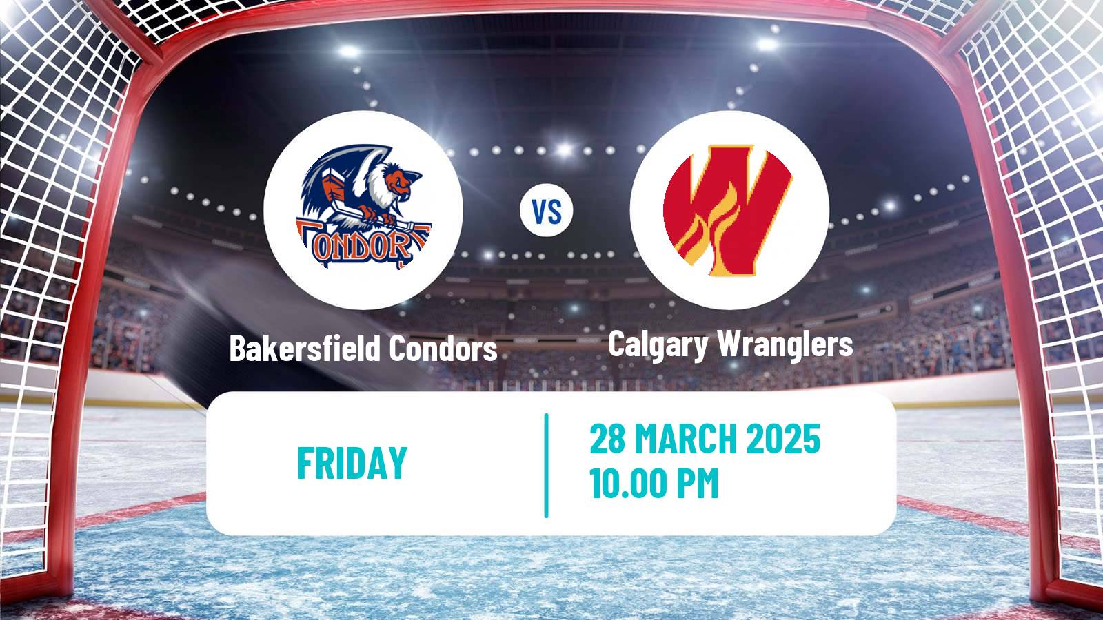 Hockey AHL Bakersfield Condors - Calgary Wranglers