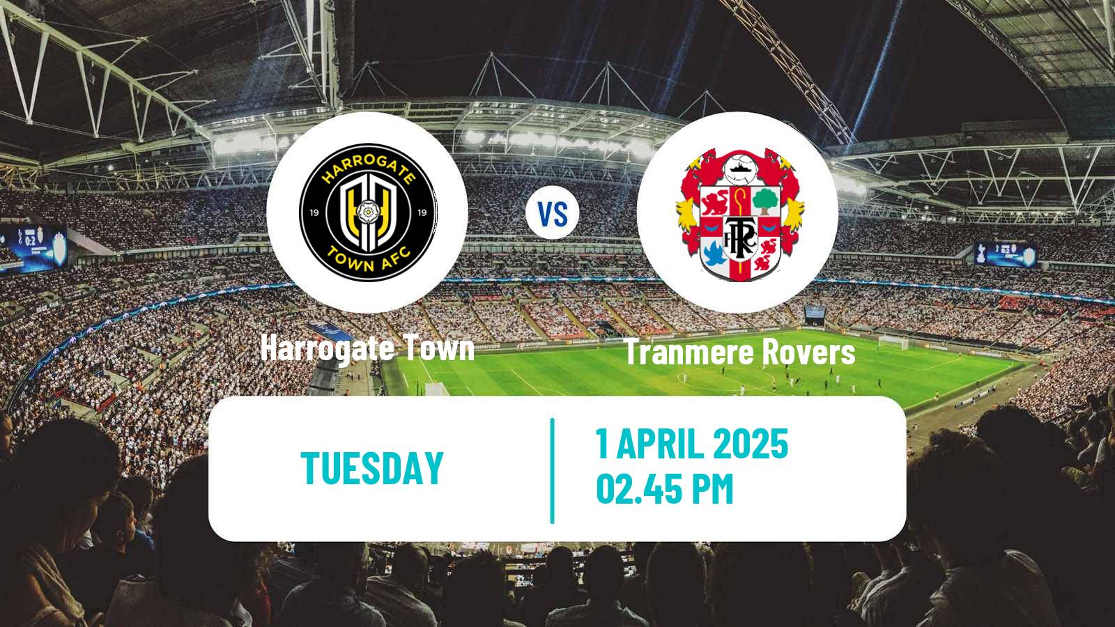 Soccer English League Two Harrogate Town - Tranmere Rovers