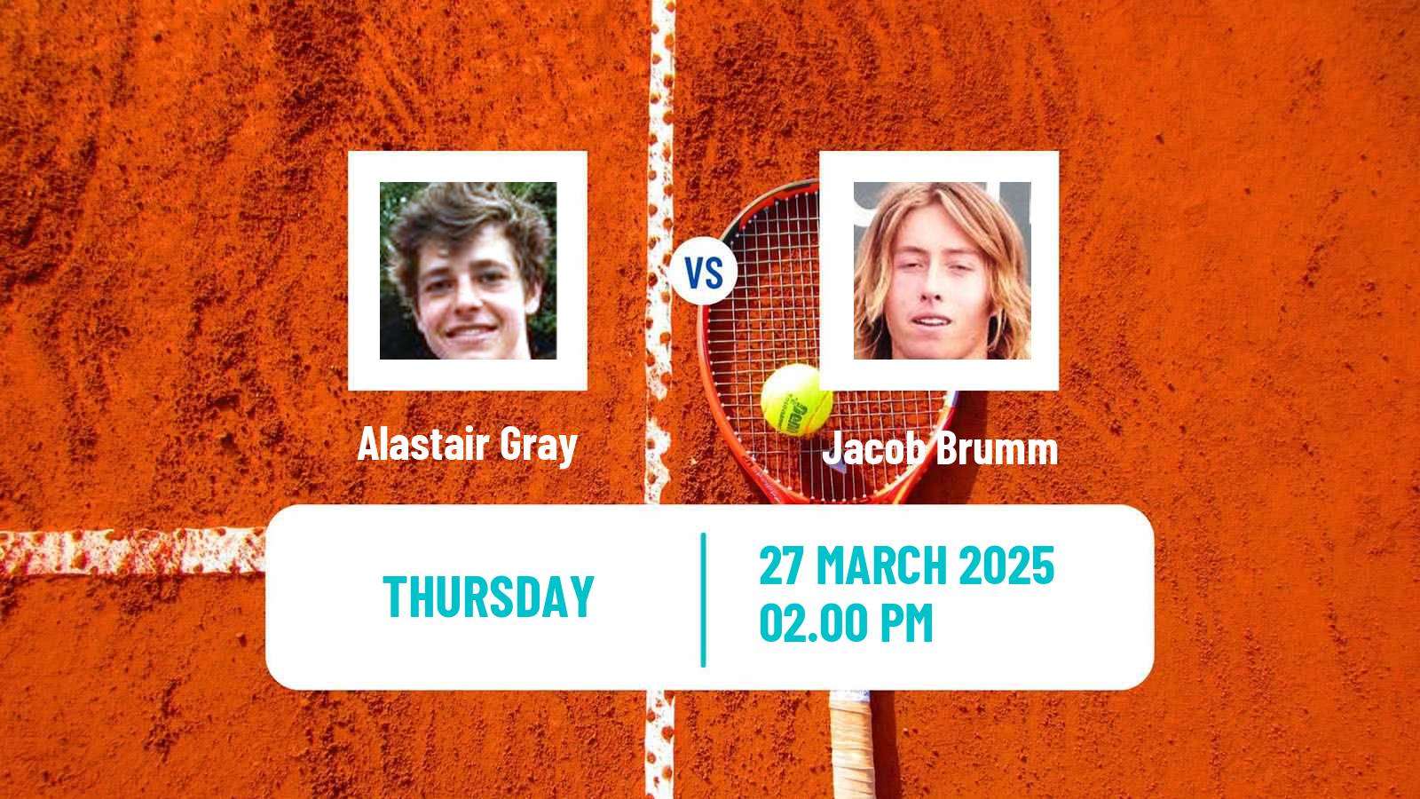 Tennis ITF M25 Calabasas Ca Men Alastair Gray - Jacob Brumm