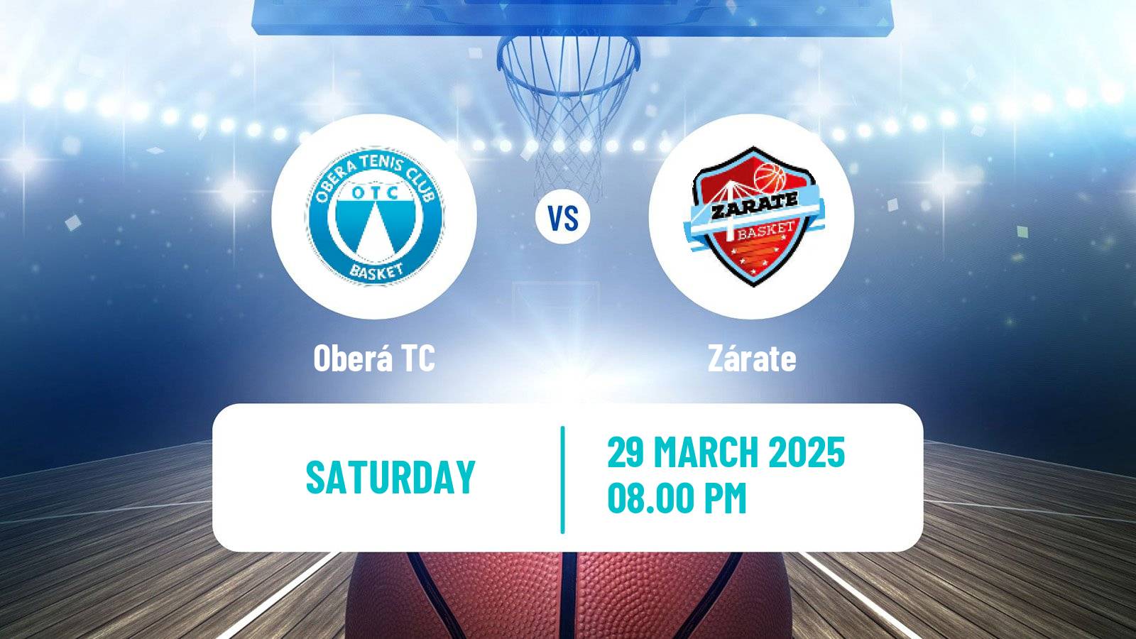 Basketball Argentinian LNB Oberá TC - Zárate