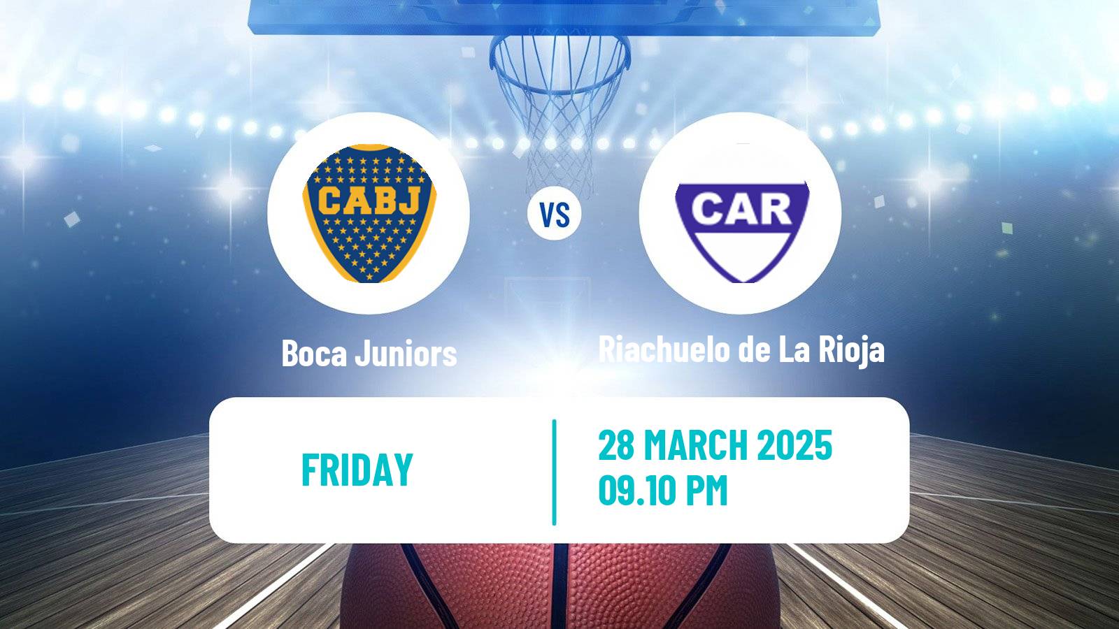 Basketball Argentinian LNB Boca Juniors - Riachuelo de La Rioja