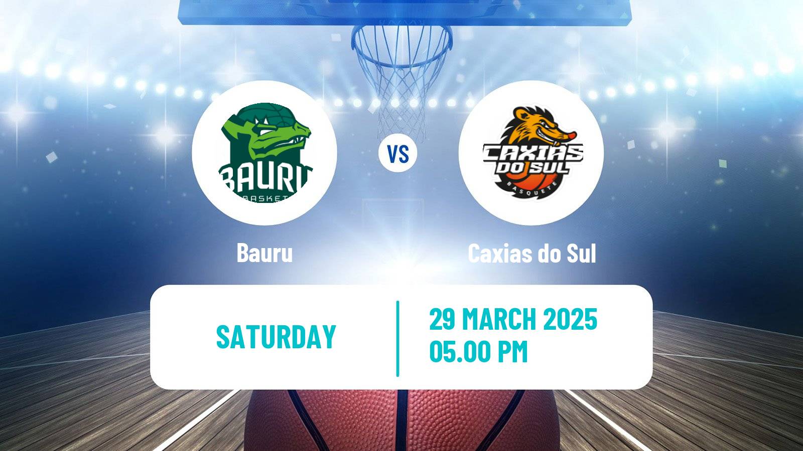 Basketball Brazilian NBB Bauru - Caxias do Sul