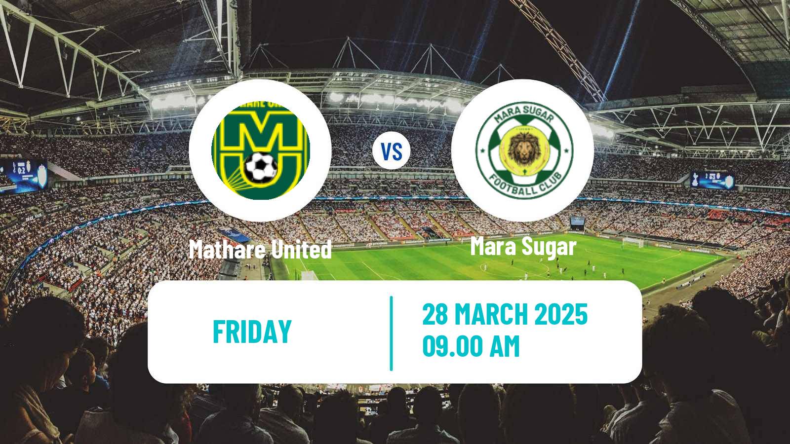 Soccer Kenyan Premier League Mathare United - Mara Sugar